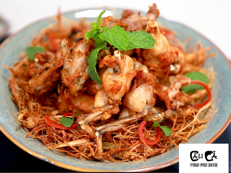 Ếch chiên nước mắm